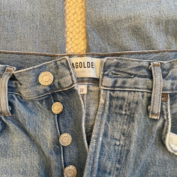 Agolde straight leg ripped jeans - Picture 2 of 2